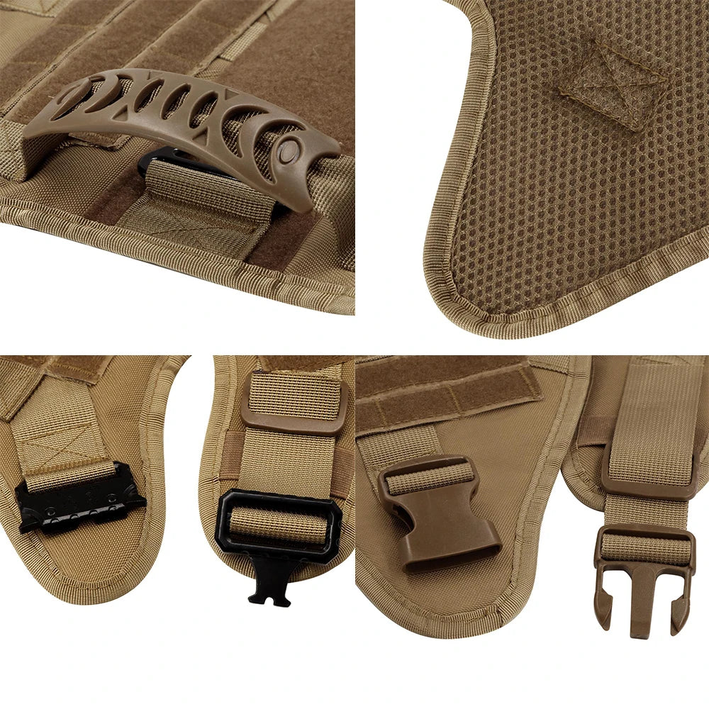 Padded Dog Training Harness And Leash Set With Quick Release