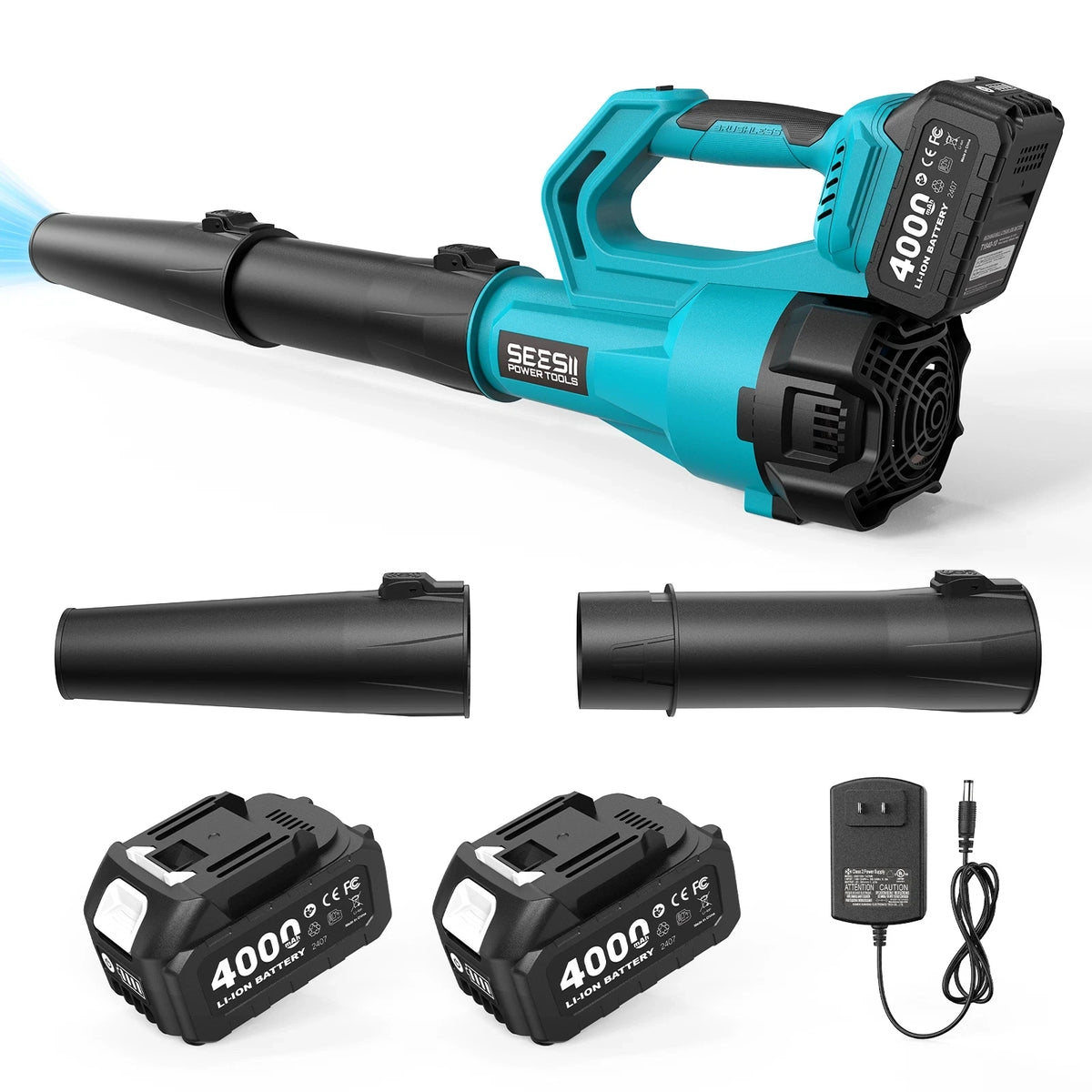 SeeSii Cordless Brushless Turbo Blower for Makita Battery Lawn Care
