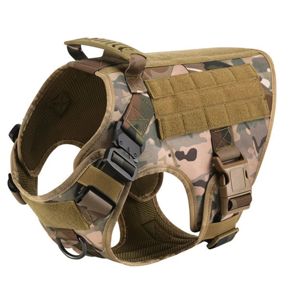 Padded Dog Training Harness And Leash Set With Quick Release