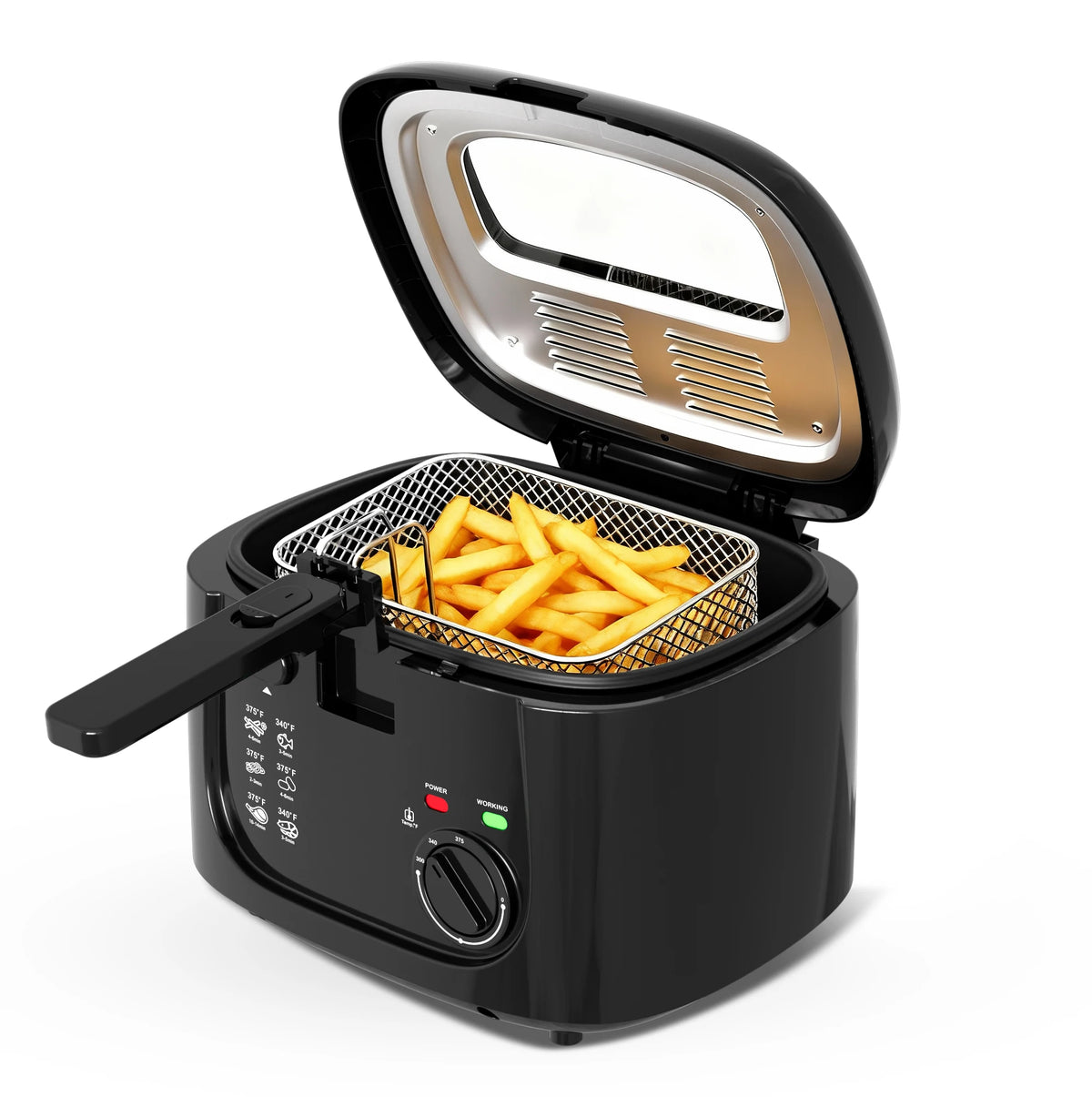 CACHOO Electric Deep Fryer With Adjustable Temperature Control
