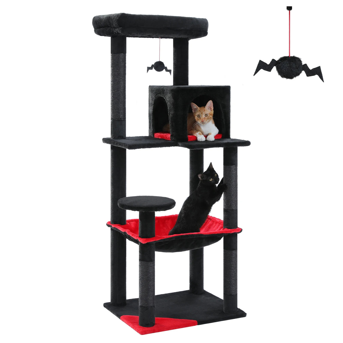 PAWZ Road Gothic Cat Tree With Hammock And Scratching Post