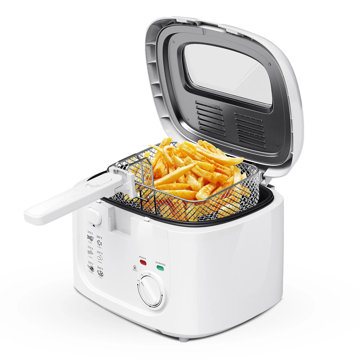 CACHOO Electric Deep Fryer With Adjustable Temperature Control