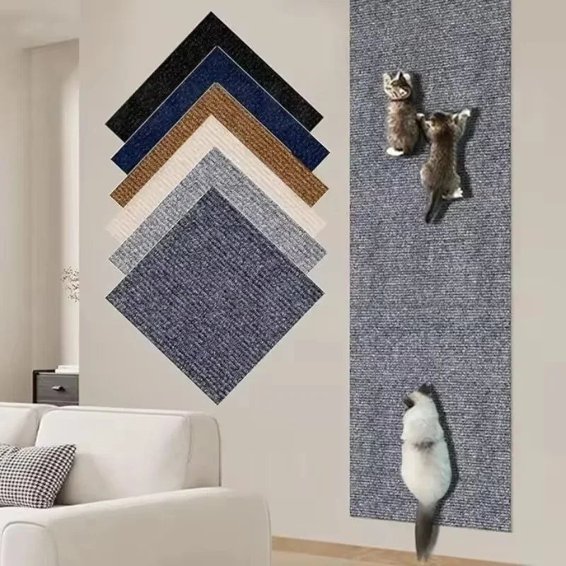 Cat Scratcher Sofa Protector Self Adhesive Trimmable Carpet Mat DIY Protection Board