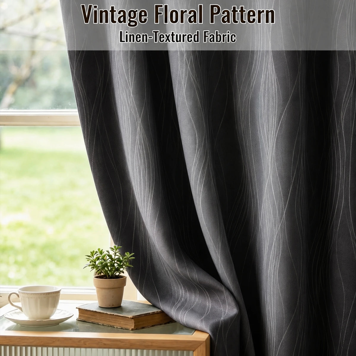Blackout Gradient Window Curtains With Thermal Insulation and UV Blocking