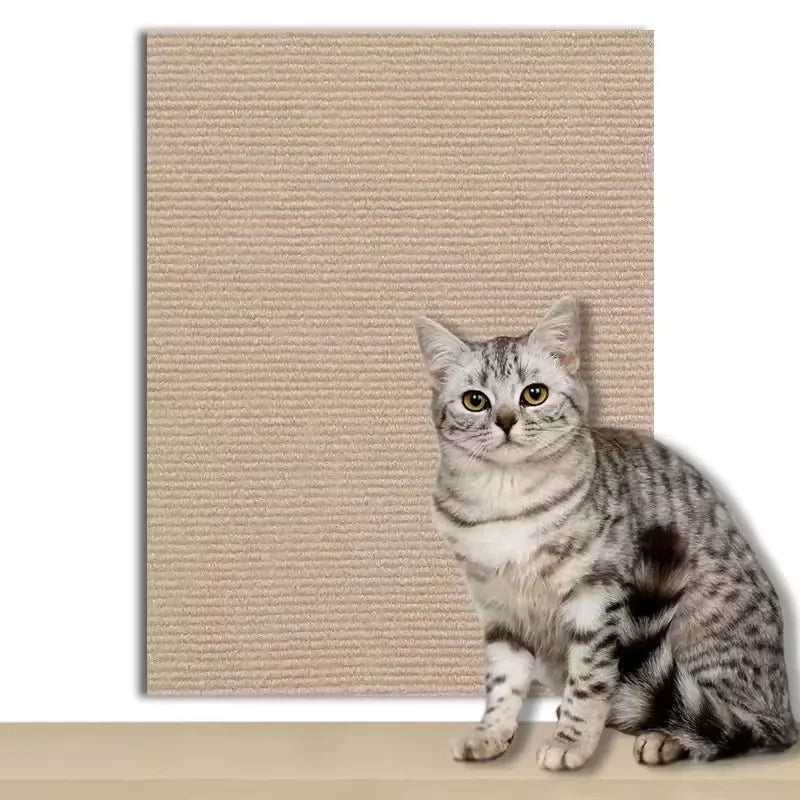 Cat Scratcher Sofa Protector Self Adhesive Trimmable Carpet Mat DIY Protection Board