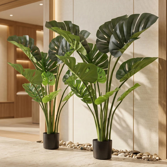 Artificial Monstera Deliciosa Tree for Home and Office Decor