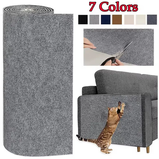 Cat Scratcher Sofa Protector Self Adhesive Trimmable Carpet Mat DIY Protection Board