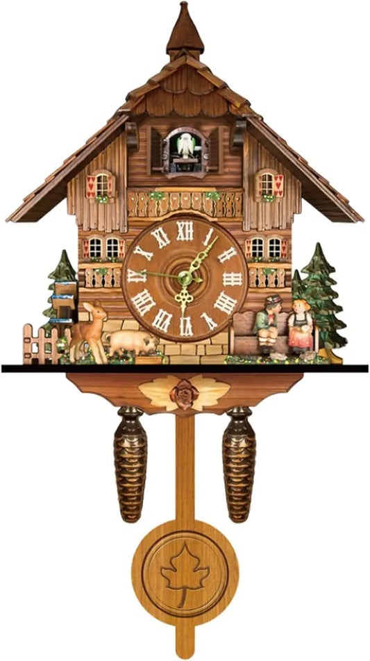 Traditional Northern European Cuckoo Wall Clock For Home And Office