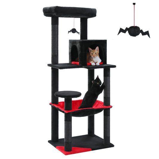 PAWZ Road Gothic Cat Tree With Hammock And Scratching Post