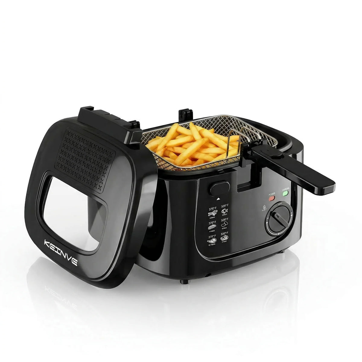 CACHOO Electric Deep Fryer With Adjustable Temperature Control